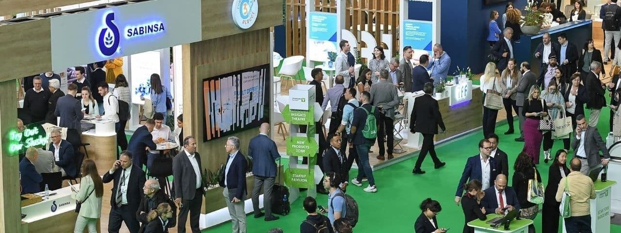 aerial shot of Vitafoods Europe showfloor